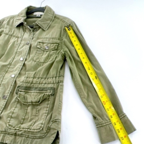 Anthropologie MARRAKECH Geneva Military Green Utility Parka Jacket Size XS - Picture 10 of 15